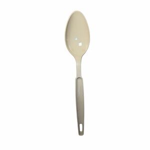 VTG Ekco nylon solid serving spoon in almond plastic